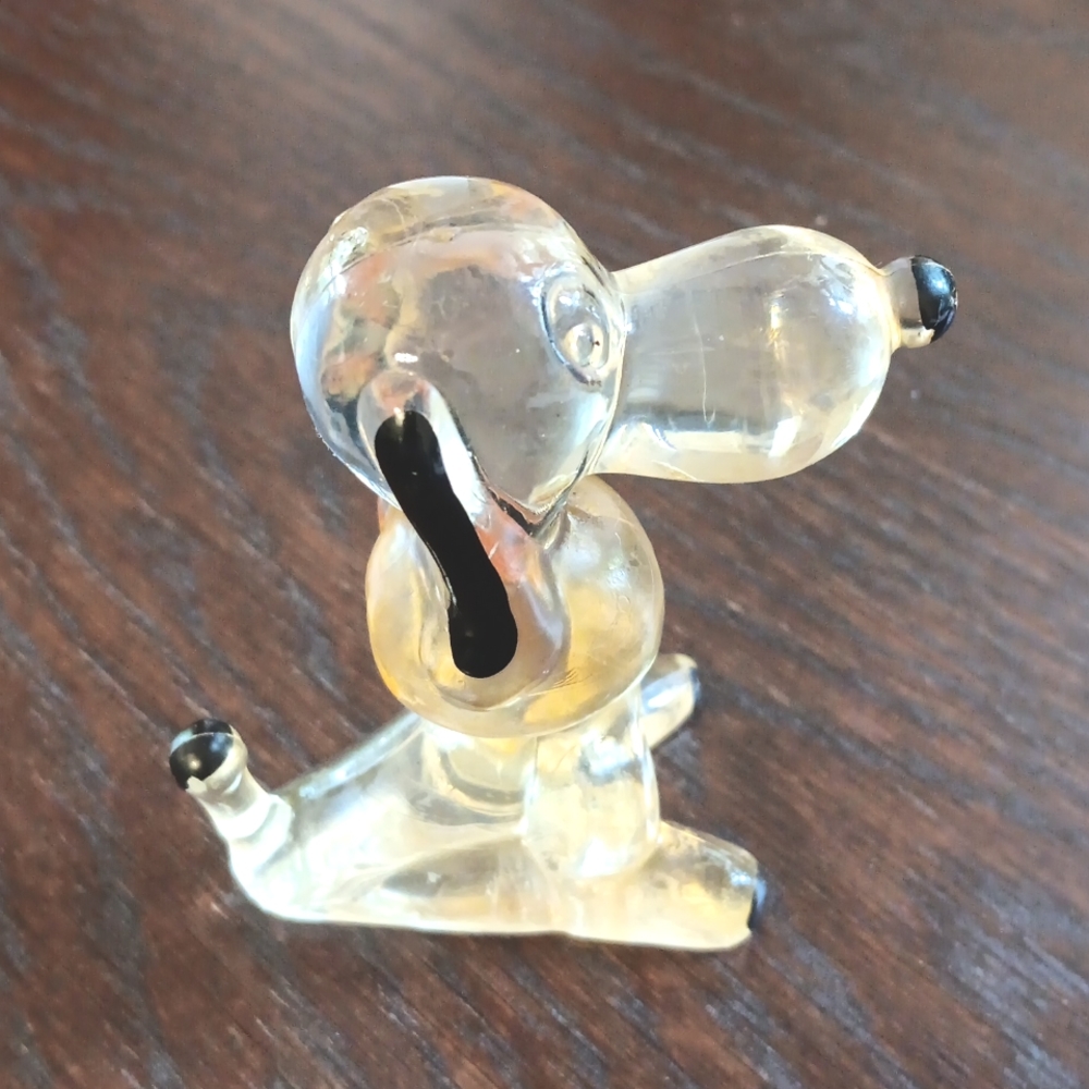 Vintage lucite Snoopy.